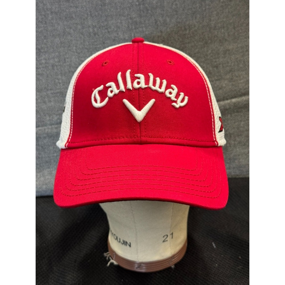 Callaway Odyssey Golf Hat Xhot Cap Tour Authentic (Red) PGA Hat